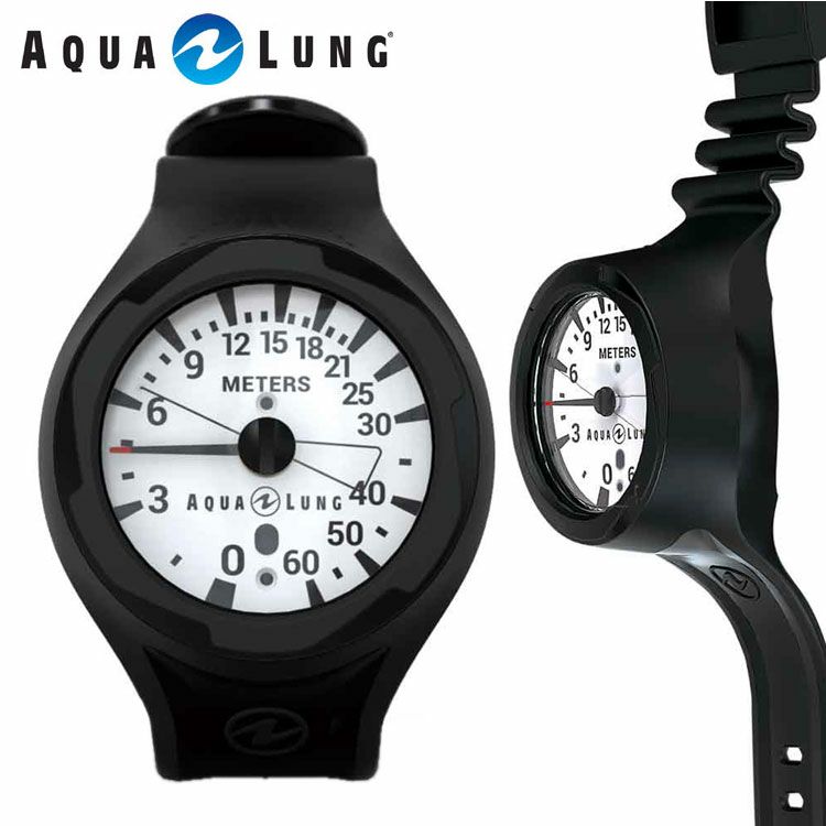 プレシスデプスゲージ（水深計） AQUALUNG/アクアラング リストタイプ | Diving＆Snorkeling AQROS