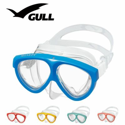 究極のスタンダードマスク<br>ダイビング マスク GULL ガル マンティス シリコン ダイビングマスク マンティス5 男女兼用