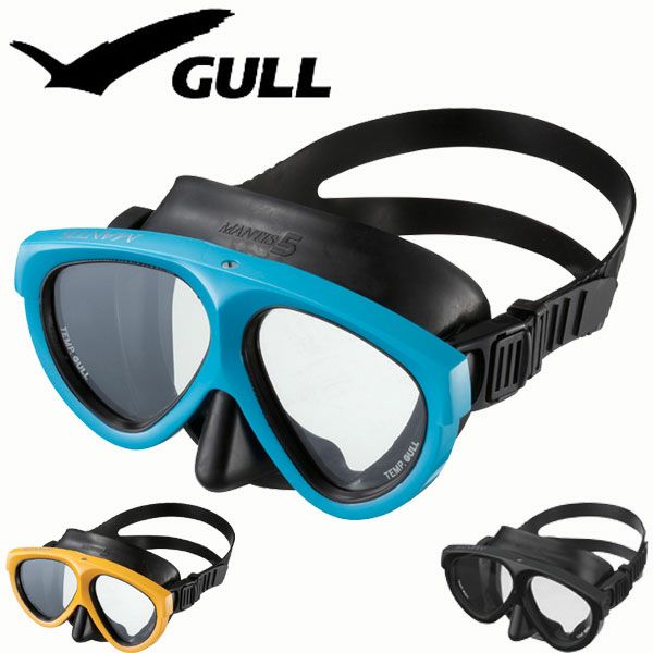 ダイビング用マスク GULL/ガル マンティス5ラバー GM-1002