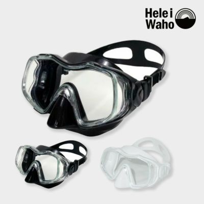 シュノーケリング・スキンダイビング・ダイビング対応<br>HeleiWaho/ヘレイワホ Kalama＋(カラマプラス)<br>トライビューマスク