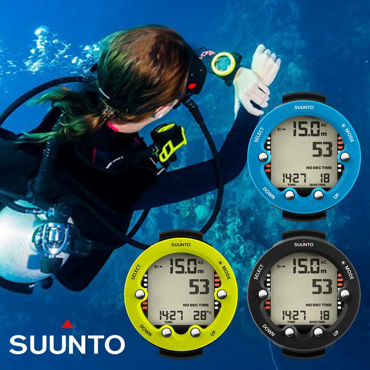 文字が大きく見やすいSUUNTO/スント ZOOP NOVO リストタイプ ダイブ 