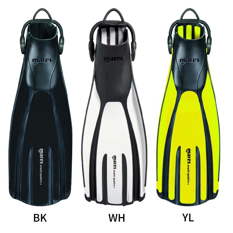 ダイビングフィンmaresマレスアヴァンティクアトロプラス軽器材ストラップオープンヒール