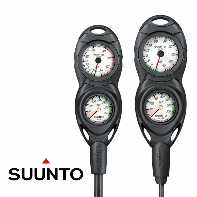 ダイビング ゲージ SUUNTO CB - TWO IN LINE 残圧計 水深計　コンボ コンソール ゲージ | Diving＆Snorkeling  AQROS