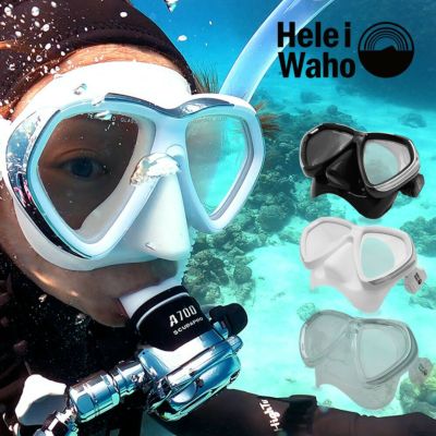下方視界をさらに向上<br>ダイビングマスク HeleiWaho / ヘレイワホ manoa3 / マノア3