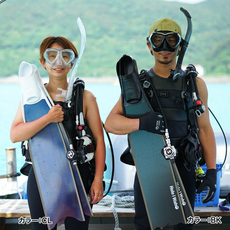 ダイビングマスクメタルフレーム広視野強化ガラス深型フィット高級ワンタッチバックルブラックシリコンホワイトシリコンクリアシリコンHeleiWahomanoa3