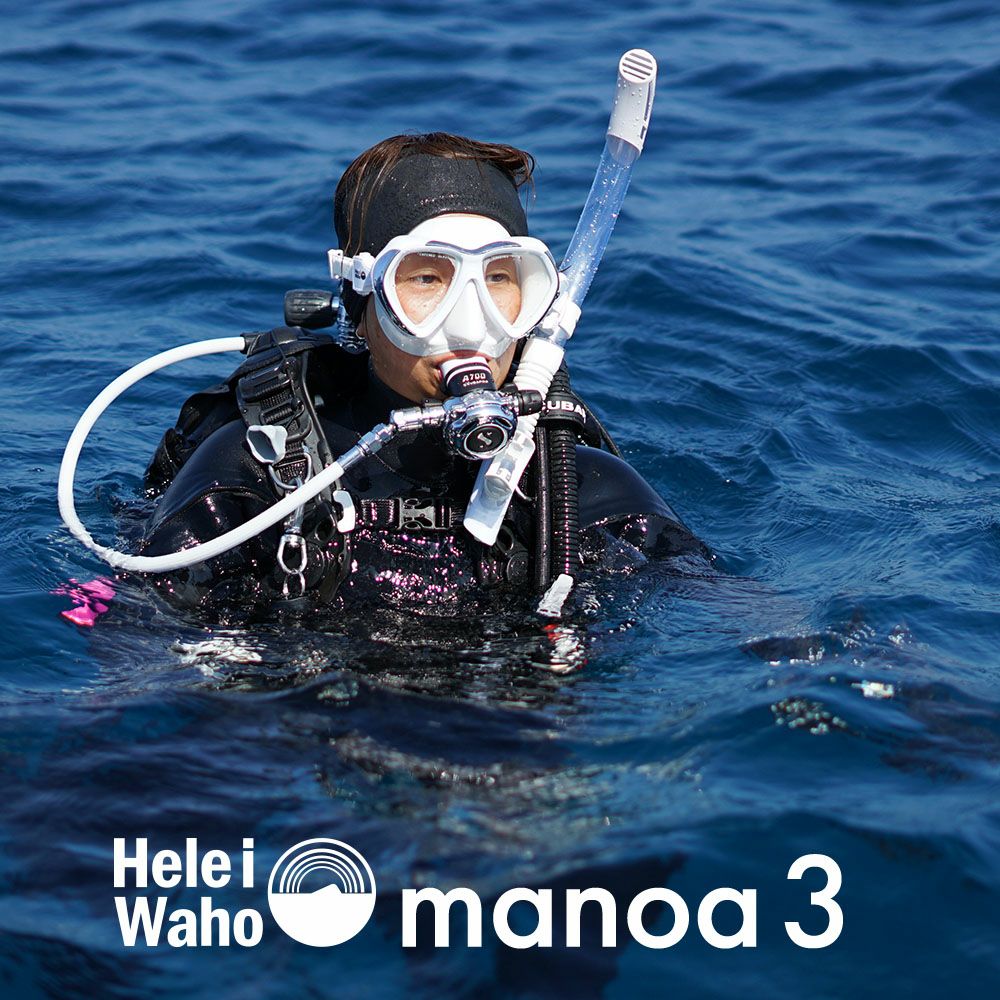 ダイビングマスクメタルフレーム広視野強化ガラス深型フィット高級ワンタッチバックルブラックシリコンホワイトシリコンクリアシリコンHeleiWahomanoa3