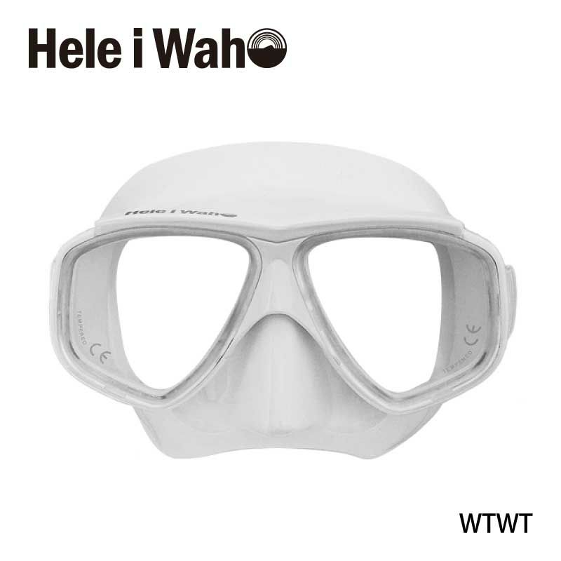 マスクダイビング・スキンダイビング対応度付レンズ対応マスク(ゴーグル・水中メガネ)HeleiWaho/ヘレイワホnoah2/ノア2マスクダイビングマスク二眼水中マスク