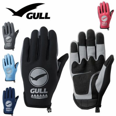 男性向け ショート丈<br>2mmダイビンググローブ GULL/ガル SPグローブショート2 メンズ 春夏秋