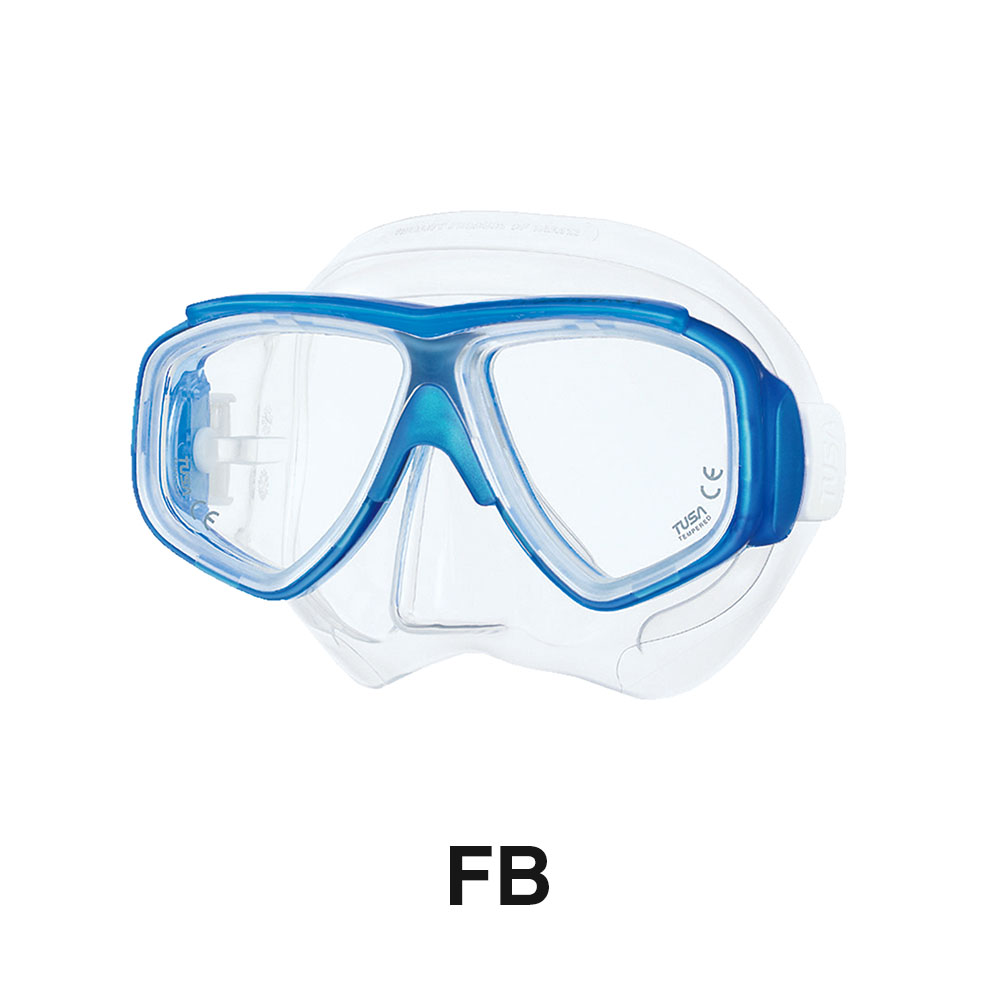 ダイビングマスクTUSA/ツサM7500/M7500QBスプレンダイブIIマスク軽器材水中メガネ二眼タイプ