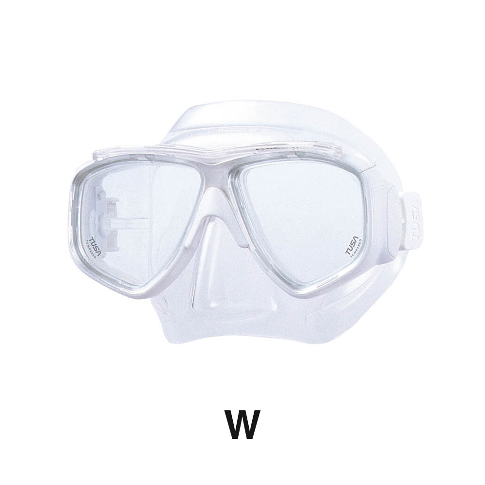 ダイビングマスクTUSA/ツサM7500/M7500QBスプレンダイブIIマスク軽器材水中メガネ二眼タイプ