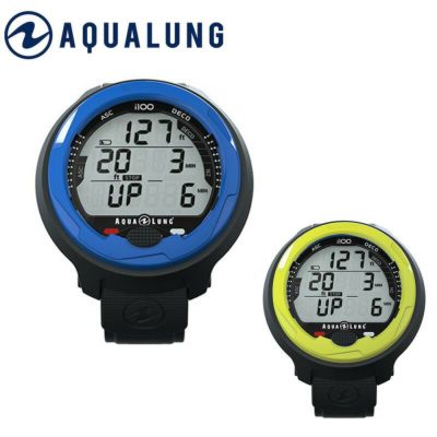 シンプルでリーズナブル<br>AQUALUNG/アクアラング i100 ダイブコンピュータ ユーザー電池交換可