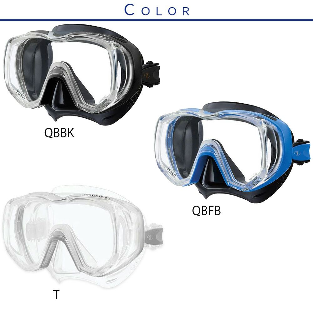 ダイビングマスクTUSAツサM3001FreedomTri-Questスキューバダイビングスキンダイビングシュノーケリングダイビングマスク