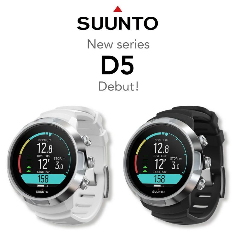 SUUNTO/スント D5 BLACK＆WHITE ダイビングコンピューター 充電式