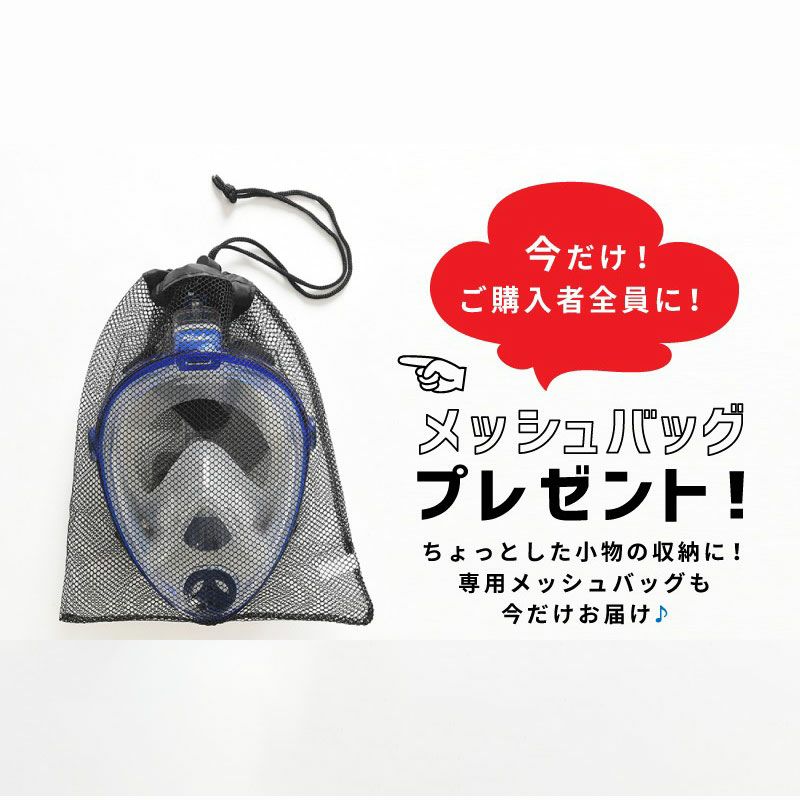 シュノーケルマスクフルフェイスセットHeleiWahoヘレイワホドライシュノーケル2点シュノーケリン