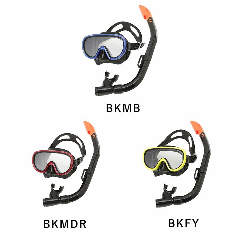 シュノーケルセット2点マスク＆シュノーケルREEFTOURER/リーフツアラースノーケリング2点セットRC0110|スノーケルシュノーケルダイビングスキューバマリン海大人用子供用子ども男女レジャー