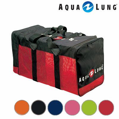 選べる6色<br>85L アクアメッシュバッグ AQUALUNG/アクアラング ダイビングメッシュバッグ