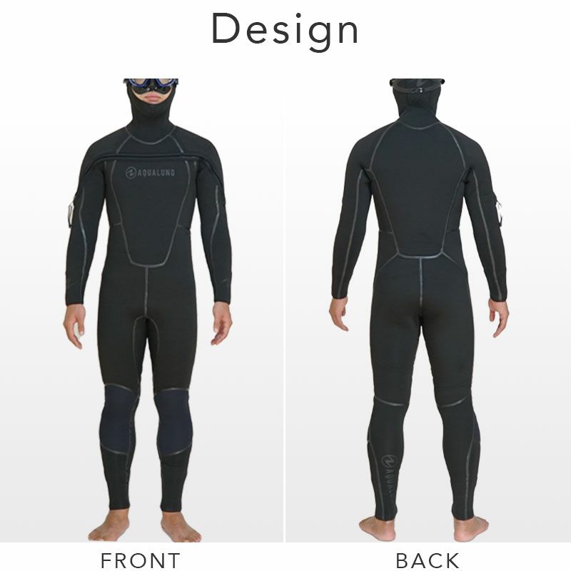 圧倒的な保温力8mm×7mm セミドライスーツ AQUALUNG/アクアラング  