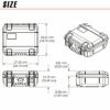 【ハードケース防水バッグ】SKB/エスケービー3i-0907-4B-EiSeries0907-4Empty