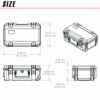 【ハードケース防水バッグ】SKB/エスケービー3i-2011-7B-CiSeries2011-7w/wheelsCubedfoam