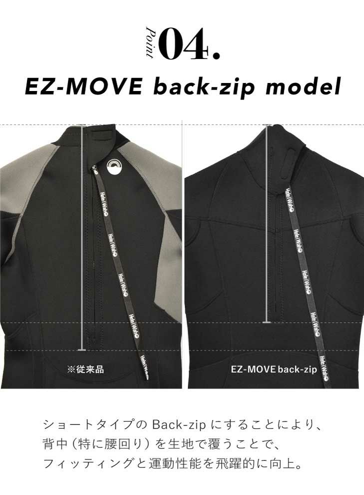 3mm フルスーツ メンズウェットスーツ HeleiWaho ヘレイワホ