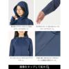 ラッシュガードレディースHeleiWahoヘレイワホラッシュパーカー長袖パーカーUPF50+でUVカット大きいサイズで体型カバー