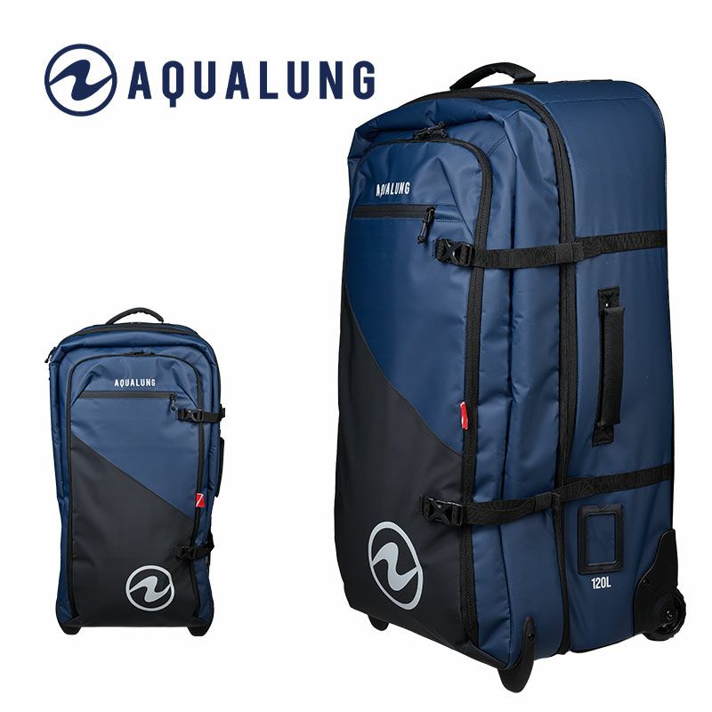 容量123L 重量4.4kgエクスプローラーII ローラーキャリー AQUALUNG 