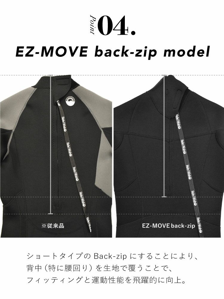 ＼エントリーでポイント７倍／ウェットスーツ3mmレディースHeleiWahoヘレイワホCLASSIC半袖