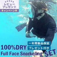 シュノーケルマスクフルフェイスセットHeleiWahoヘレイワホドライシュノーケル3点シュノーケリングセット