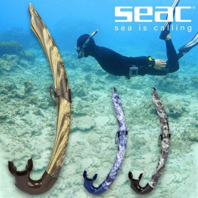 SEAC/シアック JET CAMO ジェットカモ スノーケル スキンダイビング 素潜り ダイビング