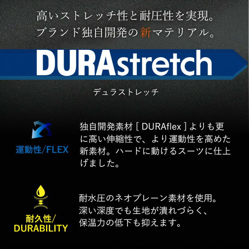 究極の運動性3mm チェストジップ フルスーツ メンズ HeleiWaho