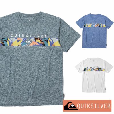 QUIKSILVER クイックシルバー  ラッシュガード メンズ 半袖 Tシャツ UVカット ラッシュ 体型カバー QP DISTANT FORTUNE SS QLY201082