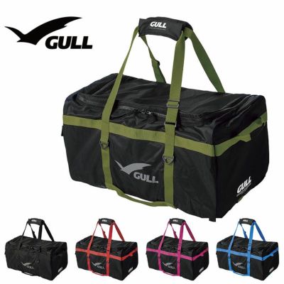 運搬に便利なグリップ付き<br>85L メッシュバッグ GULL/ガル スクエアメッシュバッグ2 GB-7132 サイドポケット付き