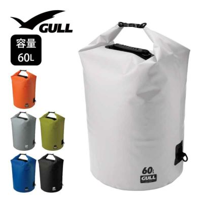 防水バッグ GULL/ガル ウォータープロテクト バッグ Lサイズ 60L GB-7136 スノーケリング ダイビング アウトドア 防水 プロテクト バッグ ドラム型形状