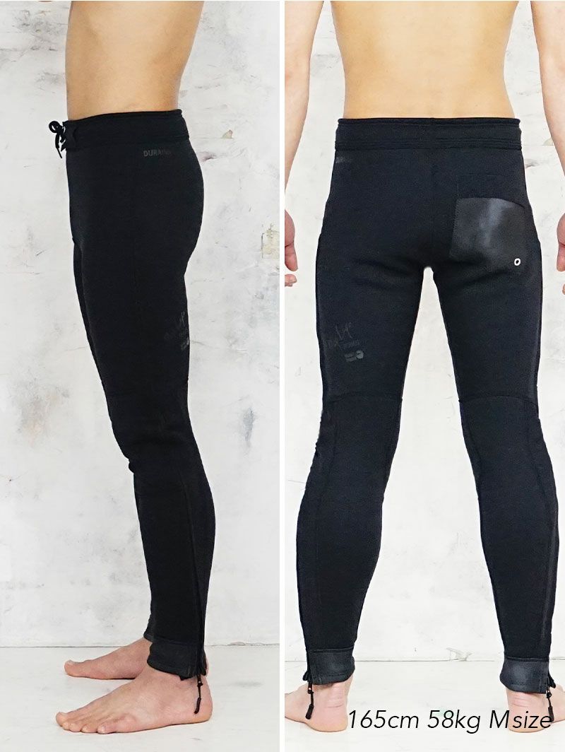 2mm ロングパンツ メンズウェットスーツ ロングファスナー