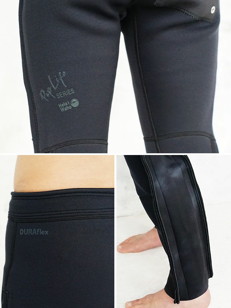 2mm ロングパンツ メンズウェットスーツ ロングファスナー