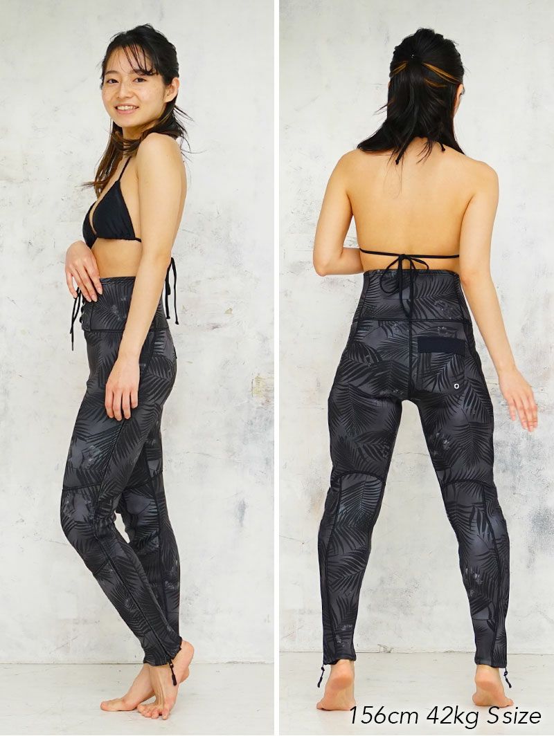 ウェットスーツレディース1.5mmロングパンツパンツロングコイルHeleiWahoヘレイワホPopLifeおしゃれサーフィンダイビングスキンダイビングSUPシュノーケリングetc