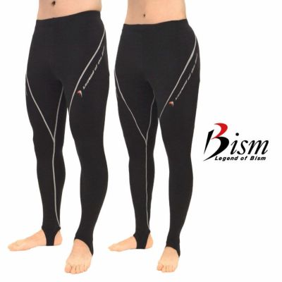 ウェットスーツ インナー 防寒 ラッシュガード レギンス トレンカ メンズ レディース Bism ビーイズム Ti2 ロングパンツ 裏起毛 ホットカプセル 水陸両用 保温 インナーパンツ ウエットスーツ セミドライ ドライスー