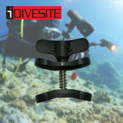 I Divesite ボールアーム 用クランプ 60度可動 ボールジョイント 水中撮影 水中ライト アクセサリ 水中カメラ 写真 動画 撮影 Diving Snorkeling Aqros