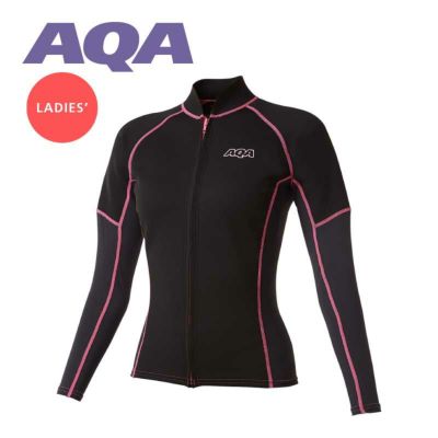 タッパ AQA ウェットトップZIP レディース3 KW-4617 長袖 女性用 水着 | ウェットスーツ ウエットスーツ レディース 袖 ジェットスキー サーフィン ウエット スーツ ダイビング シュノーケリング スキンダイビング 