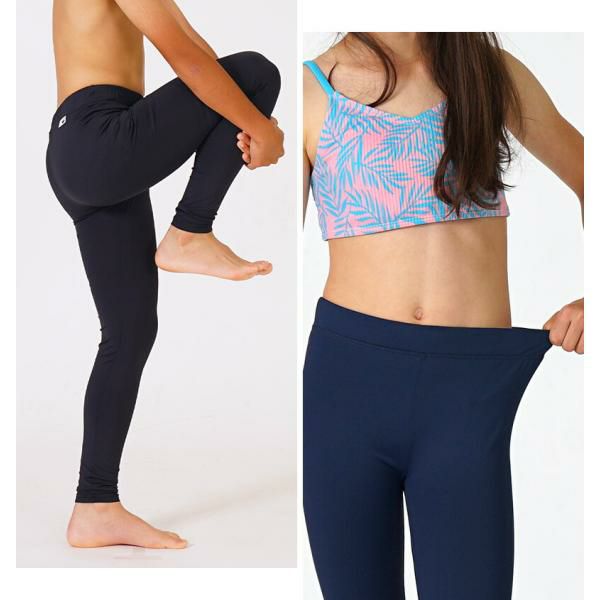 ラッシュガードレギンスキッズジュニアHeleiWahoヘレイワホマリンスUPF50+でUVカット80・90・100・110・120・130・140・150cm対応男の子女の子