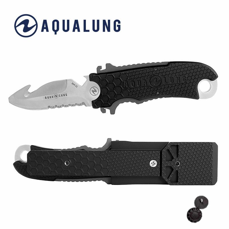AQUALUNGアクアラングスクイーズロックナイフ