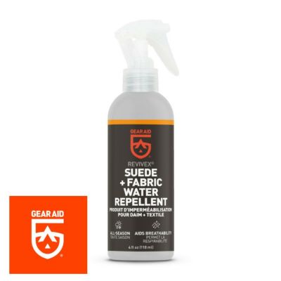 防水 撥水 スプレー メンテナンス Gear Aid/ギアエイド Suede & Fabric Water Repellent 4oz<br>スエード+ファブリックウオーターリペレント