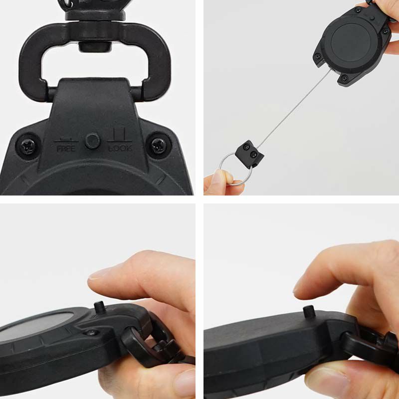 リトラクターロック付きダイビングアクセサリーパーツ