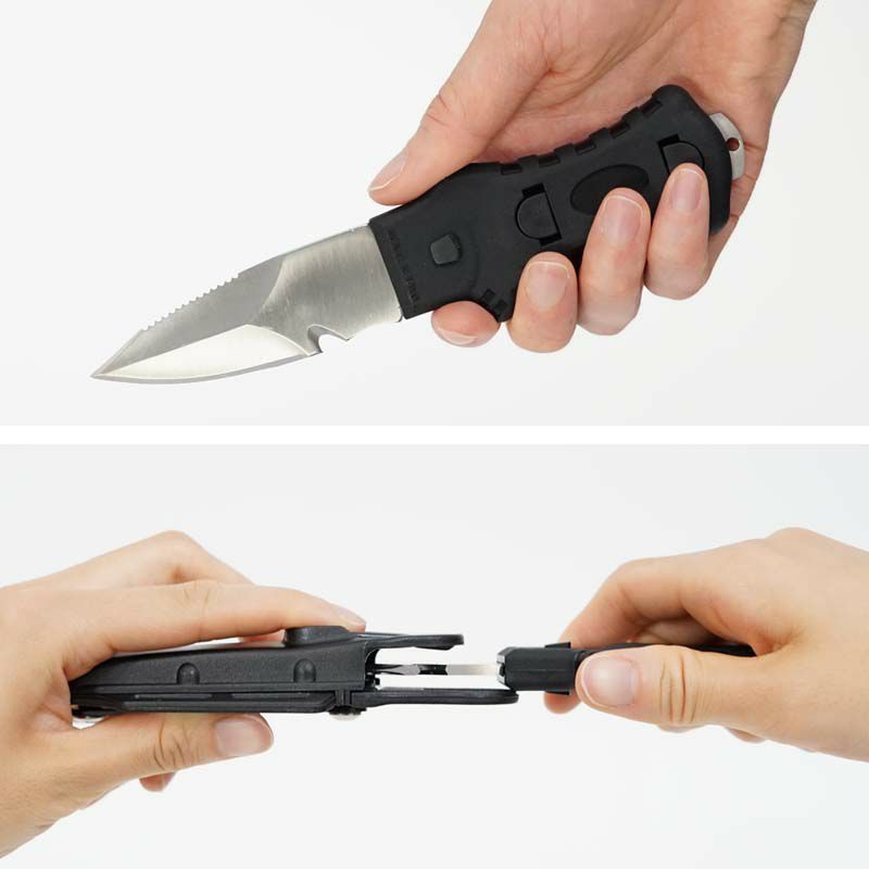 水中ナイフショートダイバーナイフ420ステンレスダイビングアクセサリーパーツ