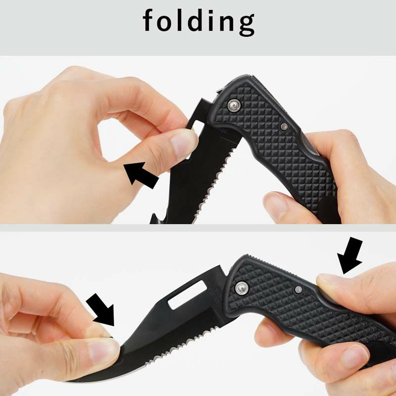 ダイバーナイフダイビングナイフ水中ナイフ折りたたみ式304ステンレスダイビングアクセサリーパーツ