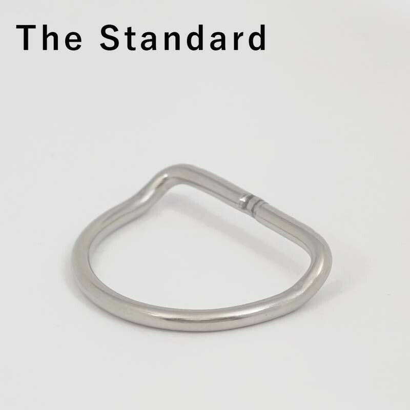 Dリングベントありウェイトベルトダイビングアクセサリーパーツテックステンレスφ5mm