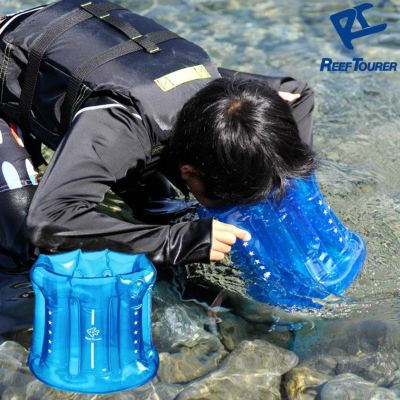 のぞきメガネ REEF TOURER/リーフツアラー 膨らましのぞきメガネ RA0502|のぞきめがね 水遊び 子供 子ども こども キッズ 海 川遊び スノーケル スノーケリング シュノーケル シュノーケリング 水中観察 箱メガネ