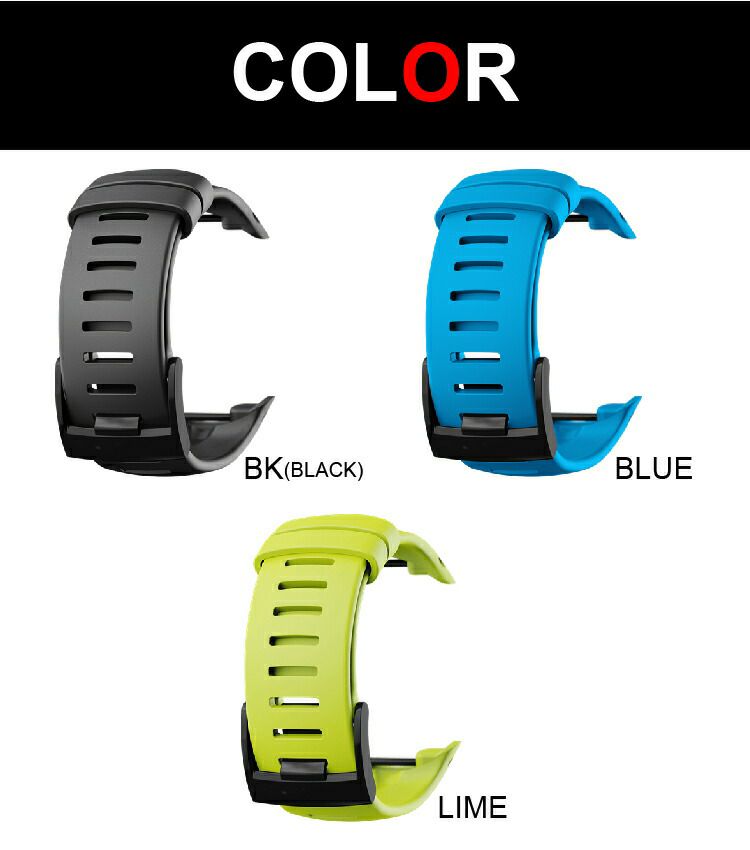 ダイブコンピュータ用交換パーツSUUNTOD4iNOVOストラップ