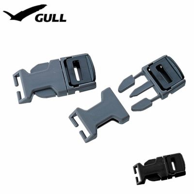 マスク用交換パーツ GULL/ガル ワンタッチバックルF GP-7016 フルフェイスマスク用