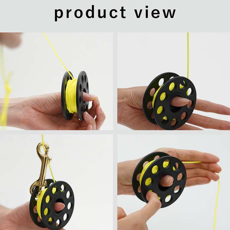 フィンガーリールリールシグナルフロート用ダイビングアクセサリーパーツロープ10m